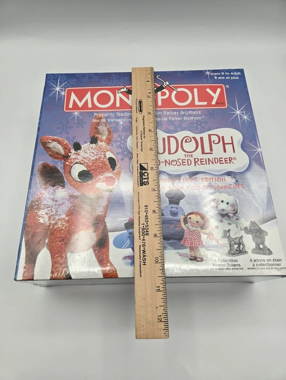 Hasbro Monopoly Rudolph The Red Nosed Reindeer Collect Edition Board Game 2006